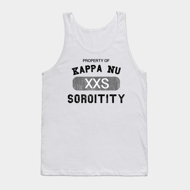 Property of Kappa Nu Soroitity Washed Out Tank Top by wyckedguitarist